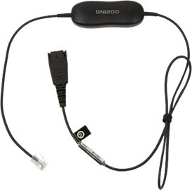 JABRA Smart Cord, QD to RJ9, coiled, wit